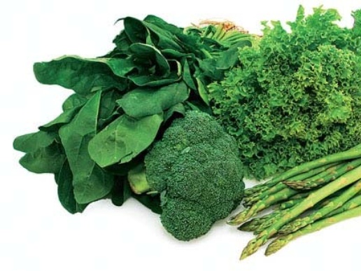Broccoli, Spinach, Kale